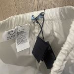 Authentic Prada White Re-Nylon Gabardine shorts size 38 Authentic Prada White Re-Nylon Gabardine shorts size 38