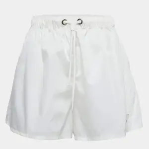 Authentic Prada White Re-Nylon Gabardine shorts size 38