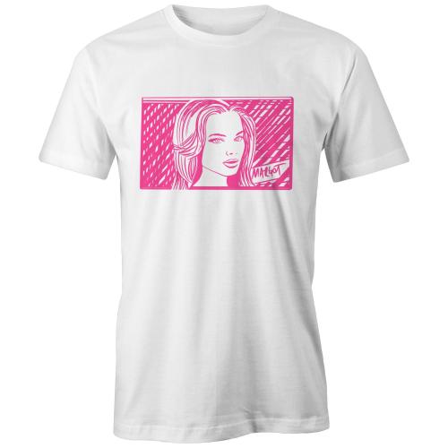 Margot Robbie Pink Barbie High Tees T Shirt, Celebrate Barbie the Movie and our Aussie Golden Girl at Kouwi Margot Robbie Pink Barbie High Tees T Shirt, Celebrate Barbie the Movie and our Aussie Golden Girl at Kouwi