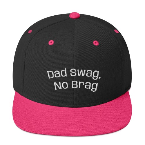 Father’s Day Dad Swag No Brag Snap Back Hat Father’s Day Dad Swag No Brag Snap Back Hat