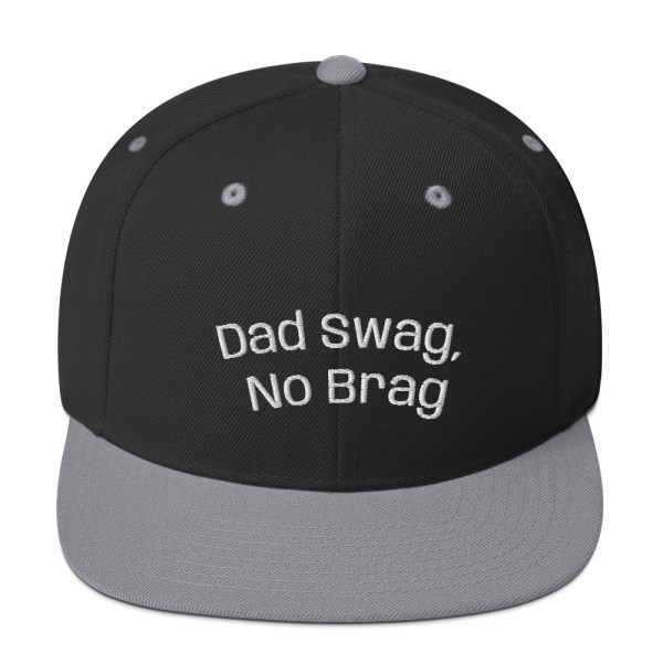 Father’s Day Dad Swag No Brag Snap Back Hat