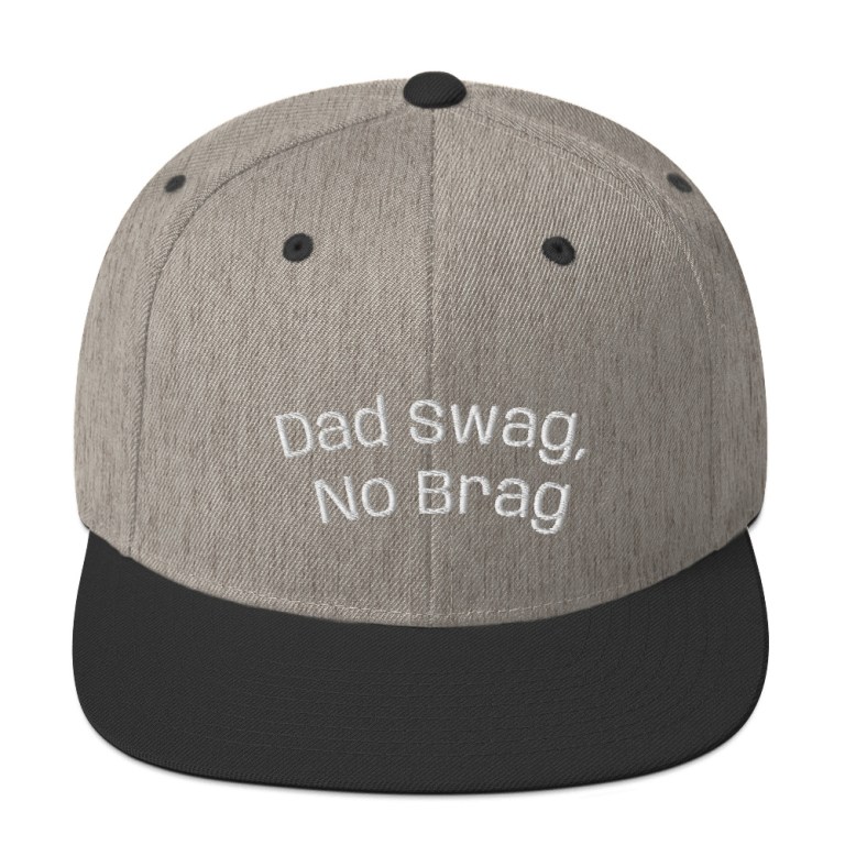 Father’s Day Dad Swag No Brag Snap Back Hat