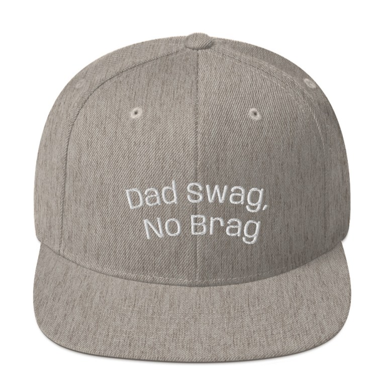 Father’s Day Dad Swag No Brag Snap Back Hat
