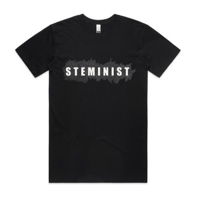 Steminist T Shirt In celebration of International Women's Day highlighting amazing Australian women who lead the way in STEMM Kouwi.com