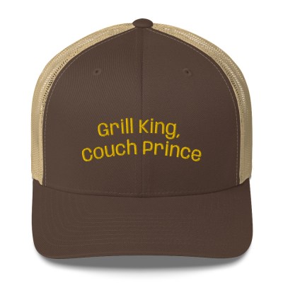 Grill King Couch Prince Father’s Day Trucker Cap Grill King Couch Prince Father’s Day Trucker Cap