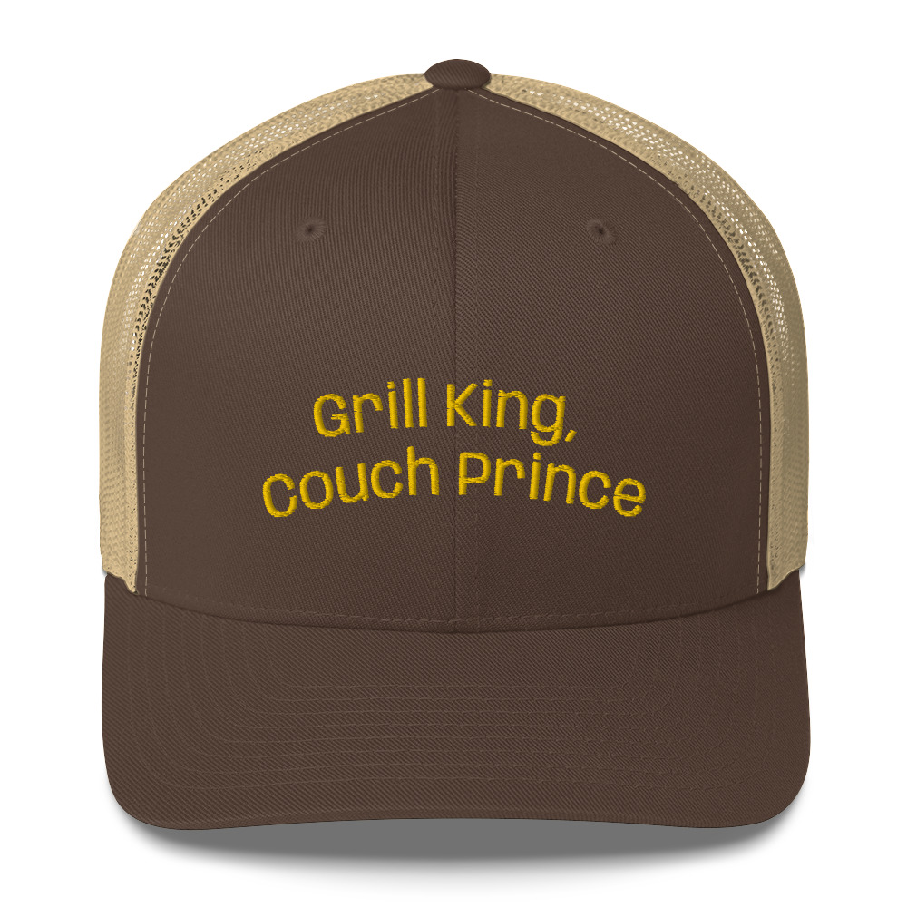 Grill King Couch Prince Father’s Day Trucker Cap