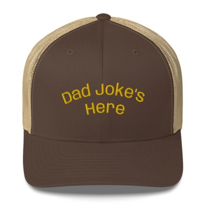 Father’s Day Dad Jokes Trucker Cap