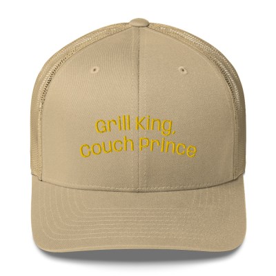 Grill King Couch Prince Father’s Day Trucker Cap Grill King Couch Prince Father’s Day Trucker Cap