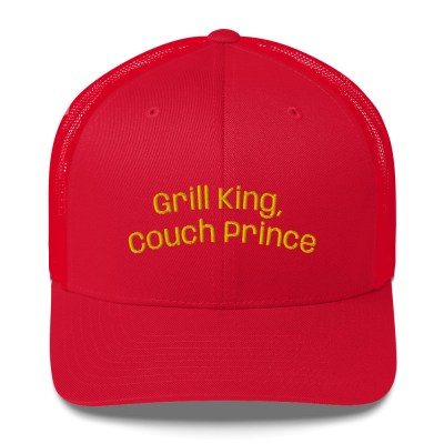 Grill King Couch Prince Father’s Day Trucker Cap Grill King Couch Prince Father’s Day Trucker Cap