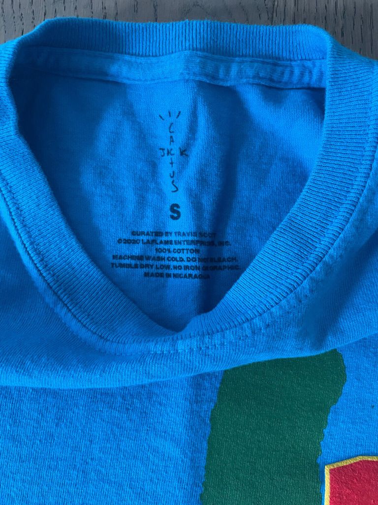 Authentic Travis Scott Cactus Jack All American McDonald’s Tee Size s Authentic Travis Scott Cactus Jack All American McDonald’s Tee Size s