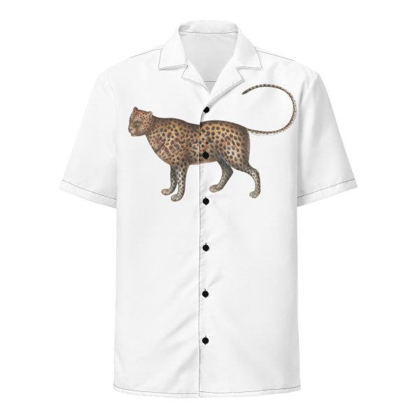 Men’s Vida Rebel Love Leopard summer shirt