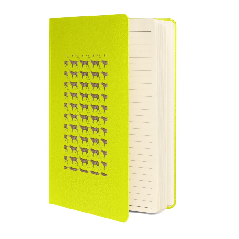 Vida Rebel Love Leopard Hardcover bound notebook