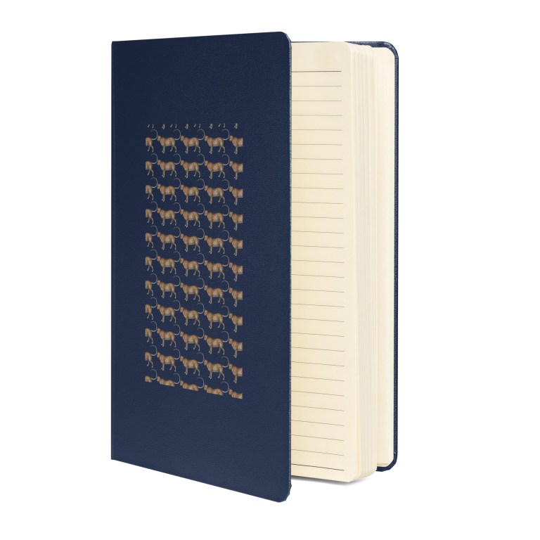 Vida Rebel Love Leopard Hardcover bound notebook