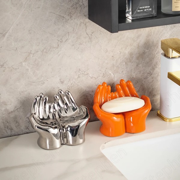 Two Hands Bathroom Soap Holder Two Hands Bathroom Soap Holder