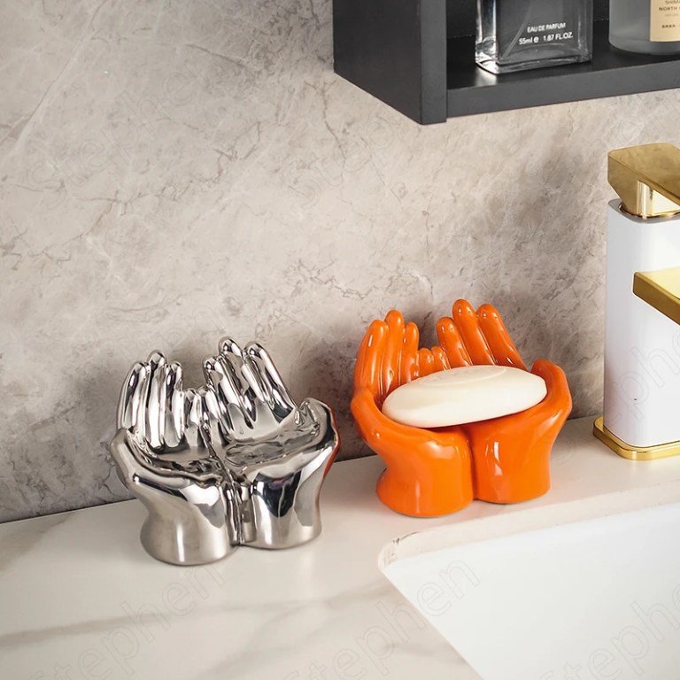 Two Hands Bathroom Soap Holder