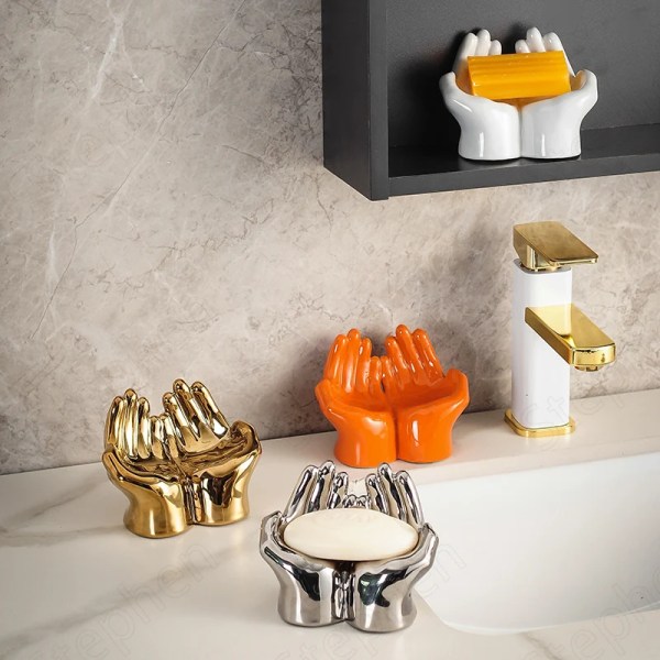 Two Hands Bathroom Soap Holder Two Hands Bathroom Soap Holder