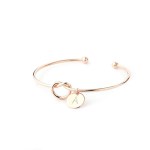 Christmas Birthday Special Occasion Gift Initial Bracelet Cuff
