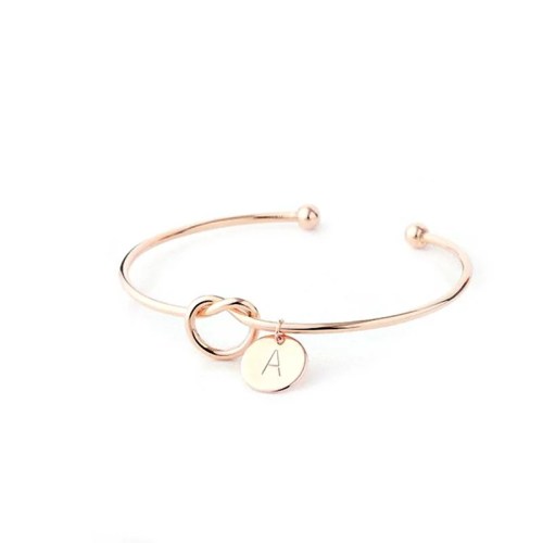 Christmas Birthday Special Occasion Gift Initial Bracelet Cuff