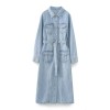 Women’s Denim Shirt Long Sleeve Dress