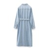 Women’s Denim Shirt Long Sleeve Dress