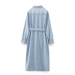 Women’s Denim Shirt Long Sleeve Dress