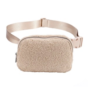 Plush Women’s Waist Shoulder Crossbody Bum Bag