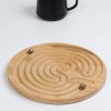 Bamboo Labyrinth Rolling Ball Maze