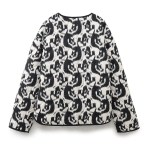 Women’s Casual Versatile Lightweight Cotton Quilted Coat Animal Print