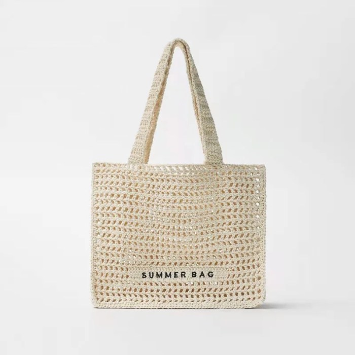 Woven Large Straw Summer Tote Bag – Summer Beach Woven Large Straw Summer Tote Bag – Summer Beach