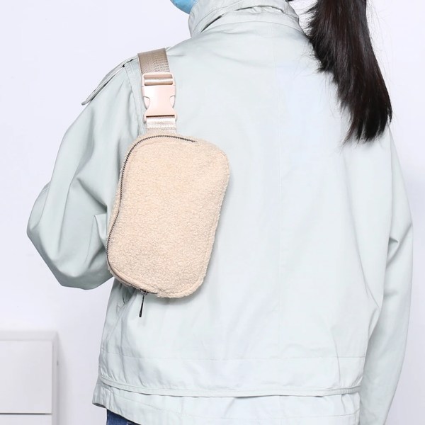 Plush Women’s Waist Shoulder Crossbody Bum Bag