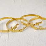 Gift Idea Stainless Steel or Gold LOVE Bangle Bracelet Gift Idea Stainless Steel or Gold LOVE Bangle Bracelet