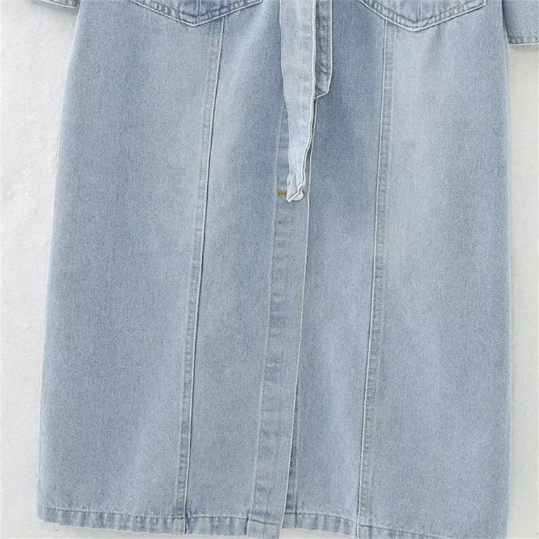 Women’s Denim Shirt Long Sleeve Dress