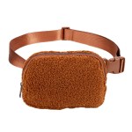 Plush Women’s Waist Shoulder Crossbody Bum Bag