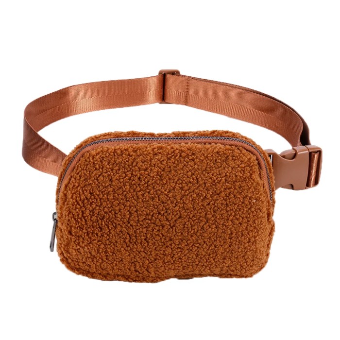 Plush Women’s Waist Shoulder Crossbody Bum Bag Plush Women’s Waist Shoulder Crossbody Bum Bag