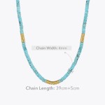 Natural Stone Necklace For Women Chain Choker Valentine Gift