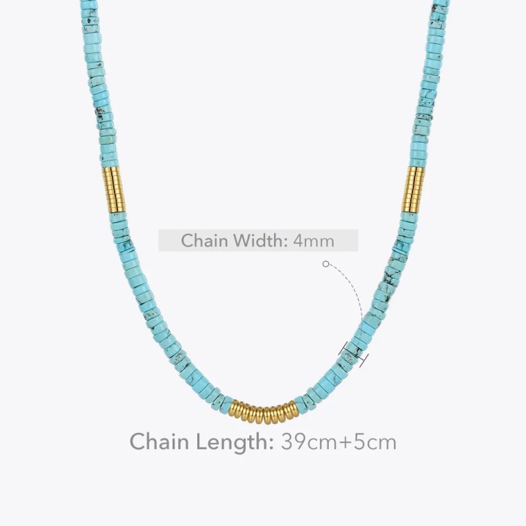 Natural Stone Necklace For Women Chain Choker Valentine Gift
