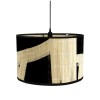 Abstract Black and White Lamp Shade Handmade Bamboo Pendant Lamps Abstract Black and White Lamp Shade Handmade Bamboo Pendant Lamps