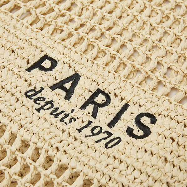 Paris Dupis Straw Tote Bag Summer Beach Handbag Paris Dupis Straw Tote Bag Summer Beach Handbag