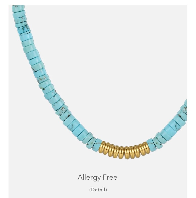 Natural Stone Necklace For Women Chain Choker Valentine Gift