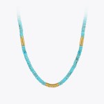 Natural Stone Necklace For Women Chain Choker Valentine Gift