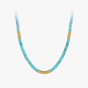 Natural Stone Necklace For Women Chain Choker Valentine Gift