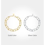 Geometric Bead Bracelet For Women Gold or Stainless Steel