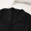 Womens Satin Loose Pajama Loungewear Single Breasted Set