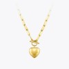 Heart Pendant Necklaces in Gold or Stainless-Steel Choker Necklace Heart Pendant Necklaces in Gold or Stainless-Steel Choker Necklace