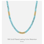 Natural Stone Necklace For Women Chain Choker Valentine Gift