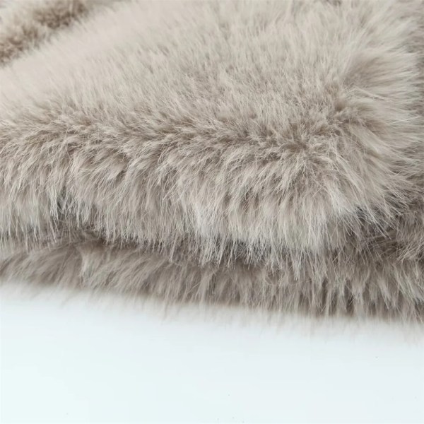 Women’s Casual Retro Solid Flip Collar Artificial Fur Warm Coat