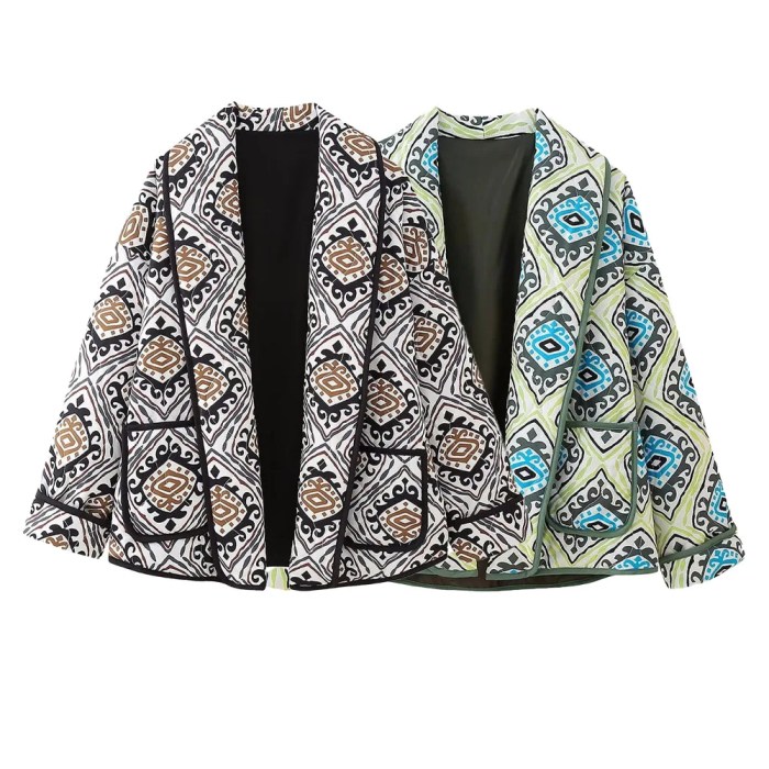 Women’s Fashion Casual Retro Loose Sleeve Cotton Quilted Coat Women’s Fashion Casual Retro Loose Sleeve Cotton Quilted Coat