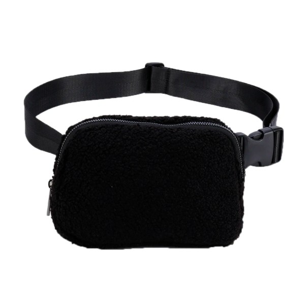 Plush Women’s Waist Shoulder Crossbody Bum Bag