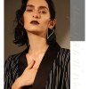 Geometric Big Heart Gold or Stainless-steel Long Drop Earrings