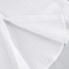 Loungewear White Pyjamas Set For Women Cotton Long Sleeve 2 Piece
